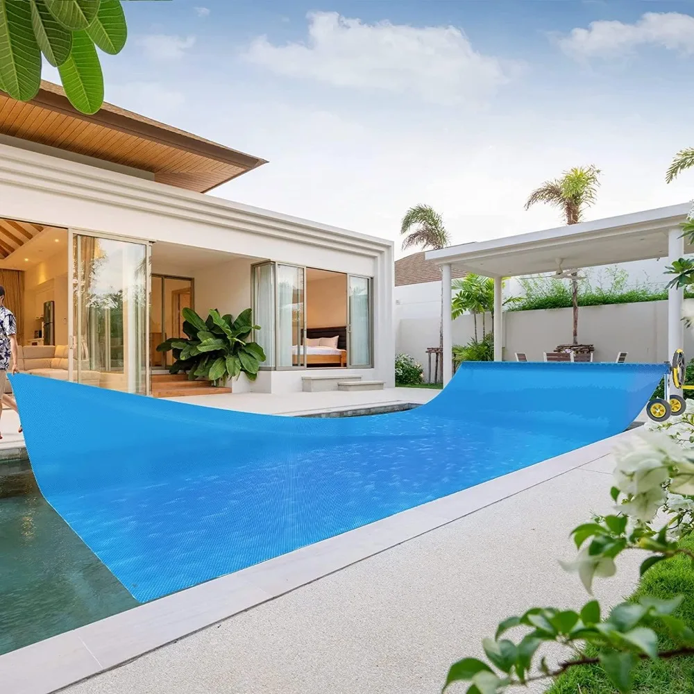 

18x36FT Solar Rectangle 18 Ft Round Easy Set Blue Solar Cover for Swimming Pools