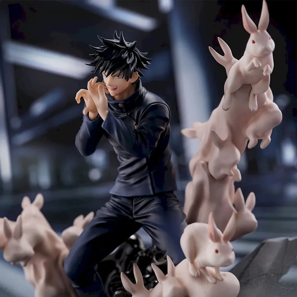 Anime jjk ryomen sukuna itadori yuji okkotsu yuta fushigura megumi fushhiguro toji gojo figura de ação estátua coleção ornamento