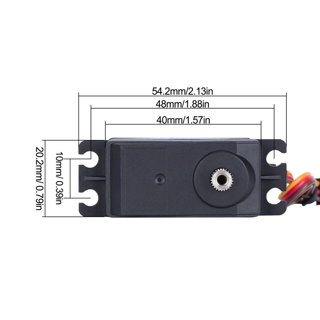 Servo digitale alto per auto RC Robot servo con ingranaggi completamente metallici ad alte prestazioni e completamente impermeabile