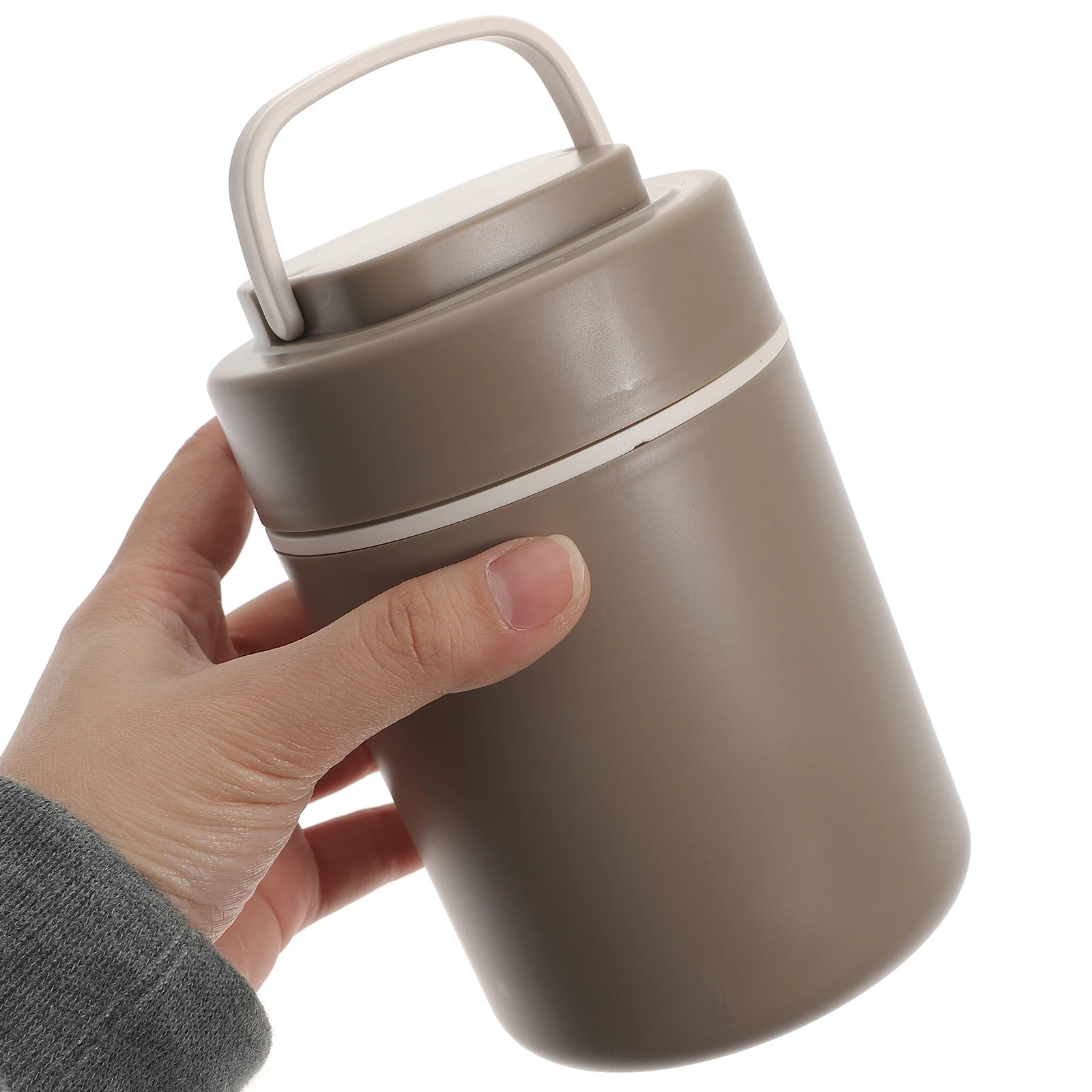 

Insulated Soup Cup Stainless Steel Mini Cups Lids Microwave Container Portable Cereal Breakfast Thermal Insulation