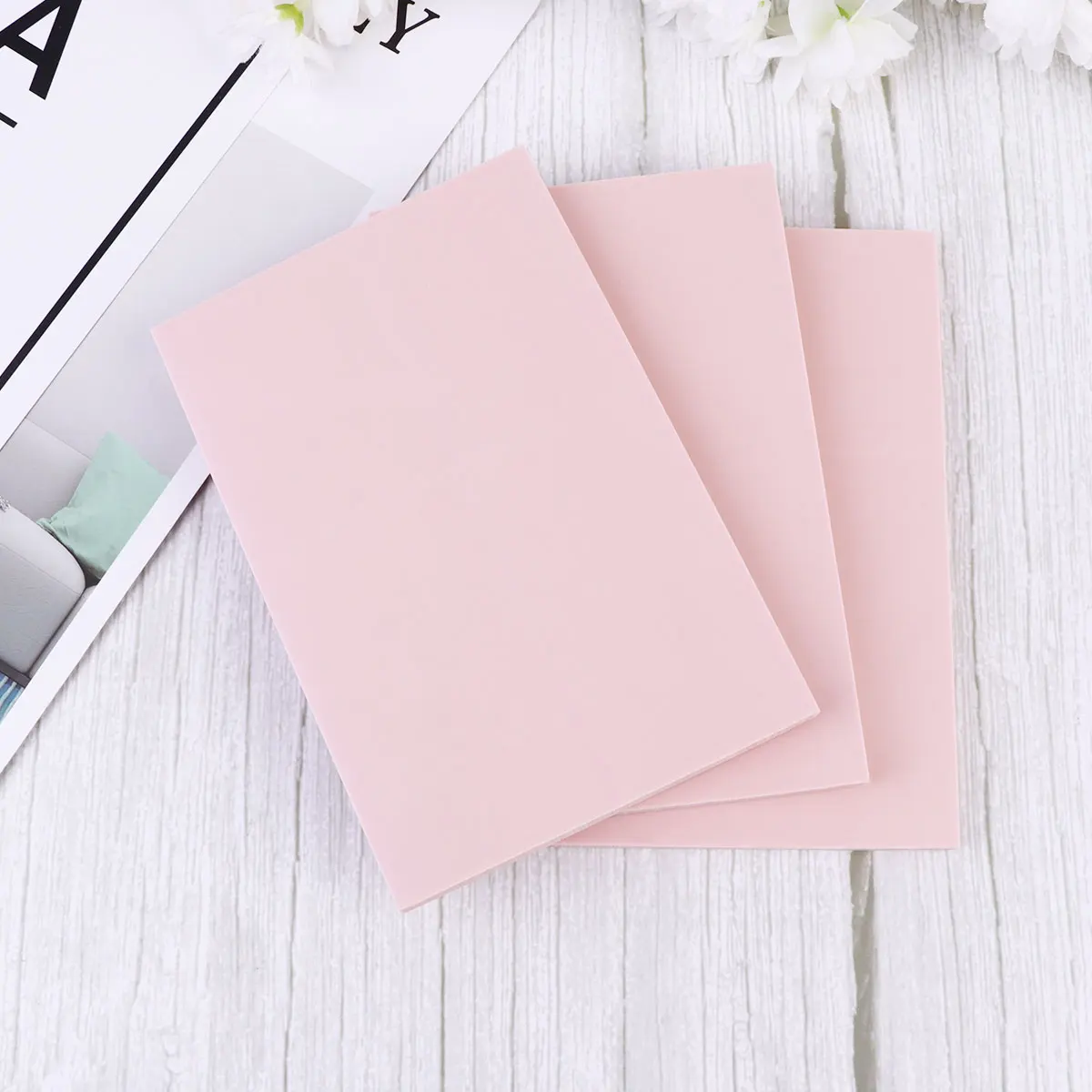 

5 Pcs Rubber Brick Thick DIY Stamp Blocks Craft Eraser Carving Accessories s Tool