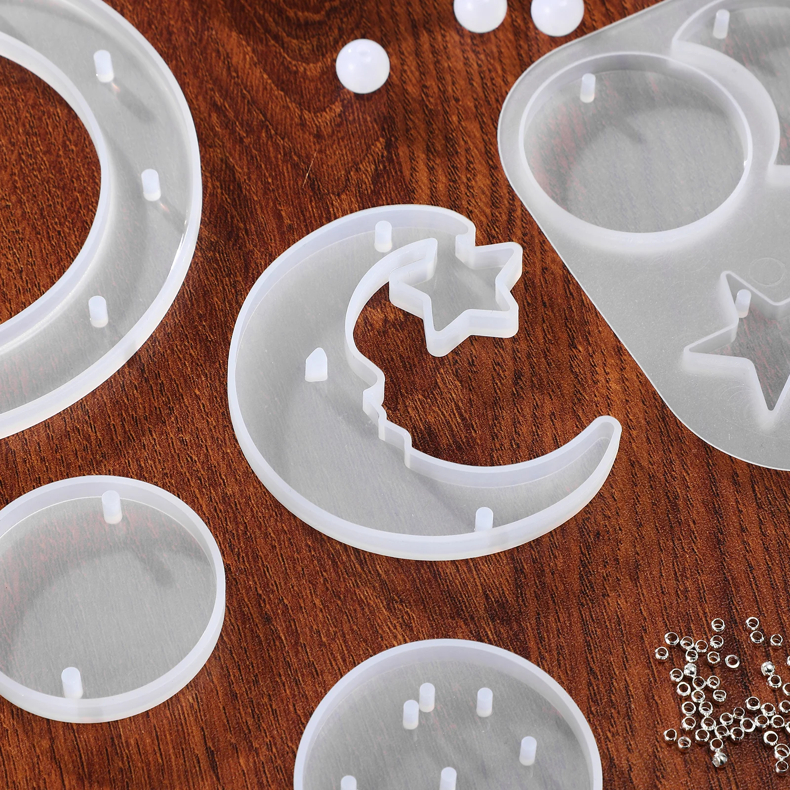 

Wind Chime Material Package Epoxy Silicone Casting Mold Silica Gel Making Accessories for DIY Crafts Jewelry Parts