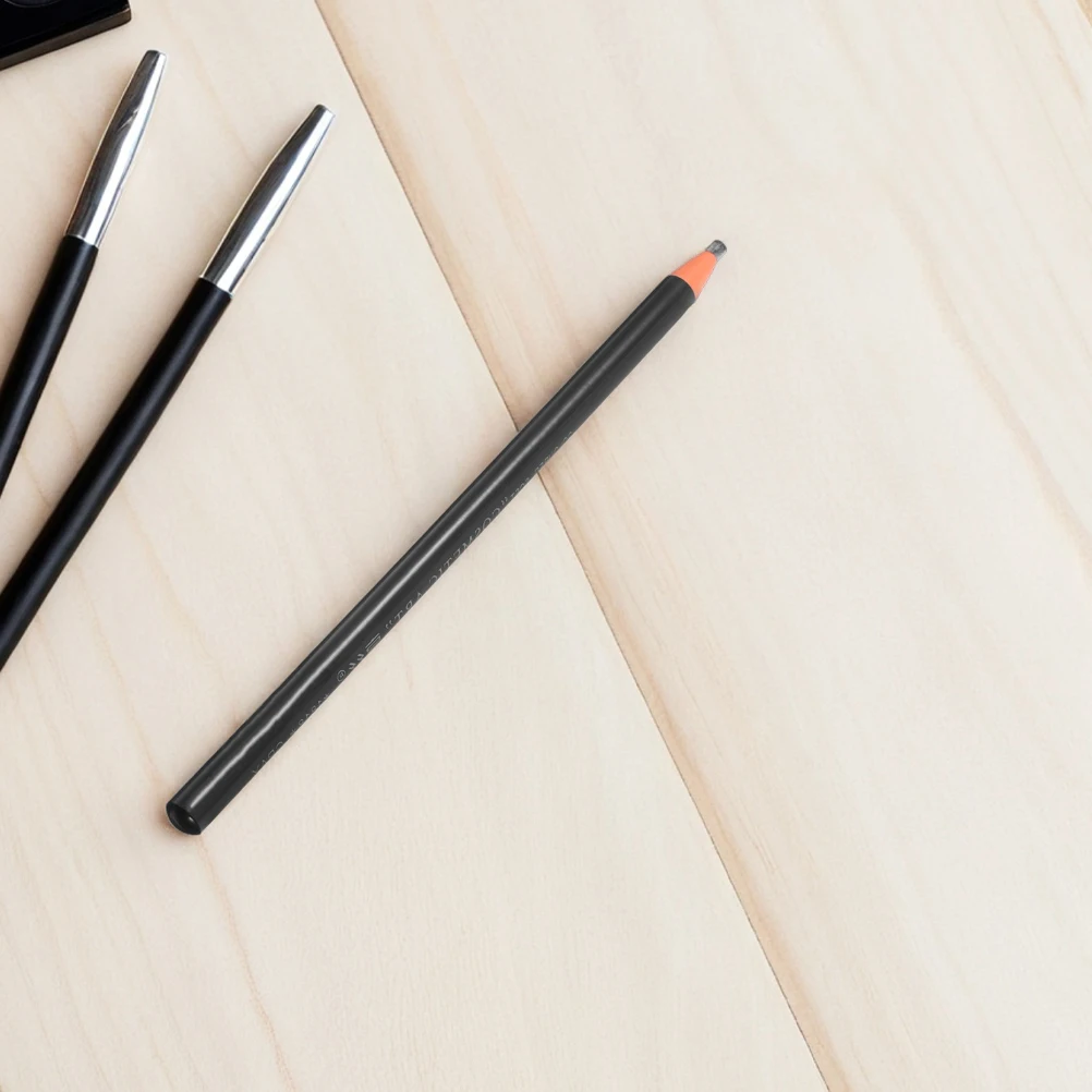 

2pcs Waterproof Sweatproof Eyebrow Pencil Long Lasting Brow Pen Peeloff Design Hardwearing Eyeliner Brush Natural 3D Effect Thin