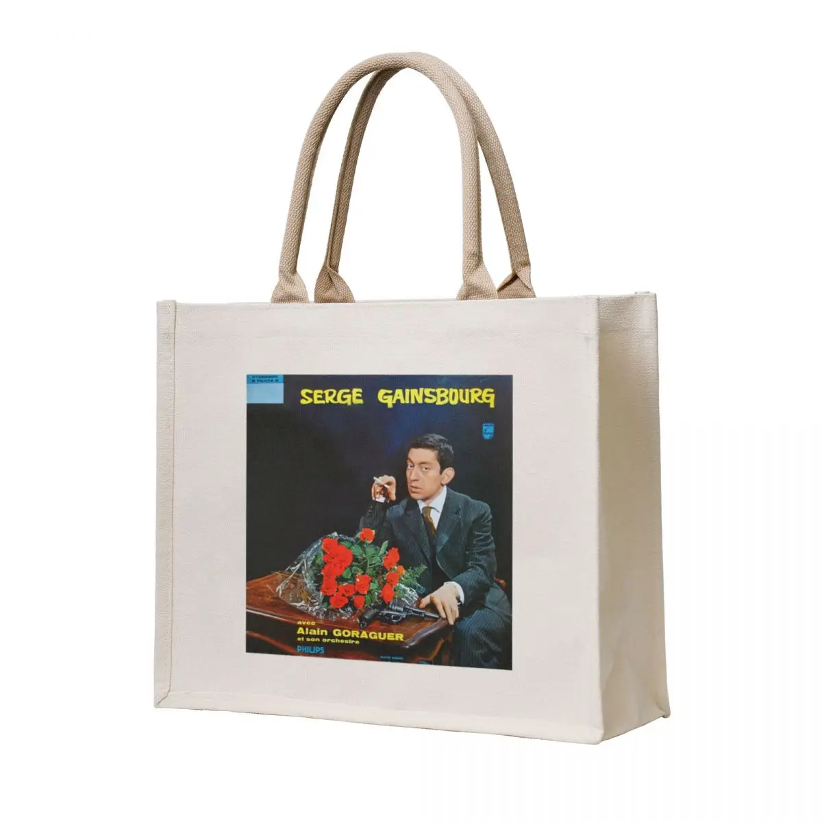 

Serge Gainsbourg classique Tote female shopping Canvas Tote cloth bag woman shopping bags foldable Tote Bag