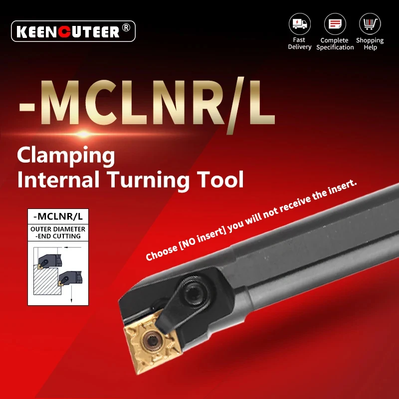 Ferramenta de torneamento interna-mclnr/l S16Q-MCLNR S20R-MCLNR S25S-MCLNR S32S-MCLNRLathe barra de torneamento suporte cnc ferramenta de corte barra de corte