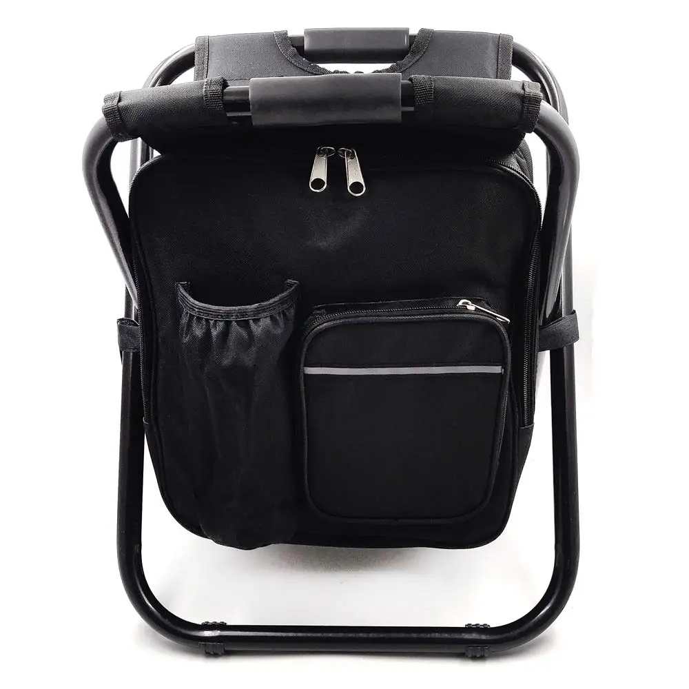 

- Folding Stool Insulated Cooler Bag Backpa Chair Beach Fishing Camping Hiking [Item Number: Et-Seat001]