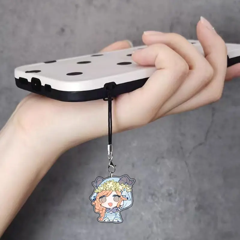 حبل تعليق لطيف للهاتف المحمول ، هوية V ، Aesop و Carl ، شاشة كاواي ، لطيفة وكاهنة ، Mike و Morton ، Q Version