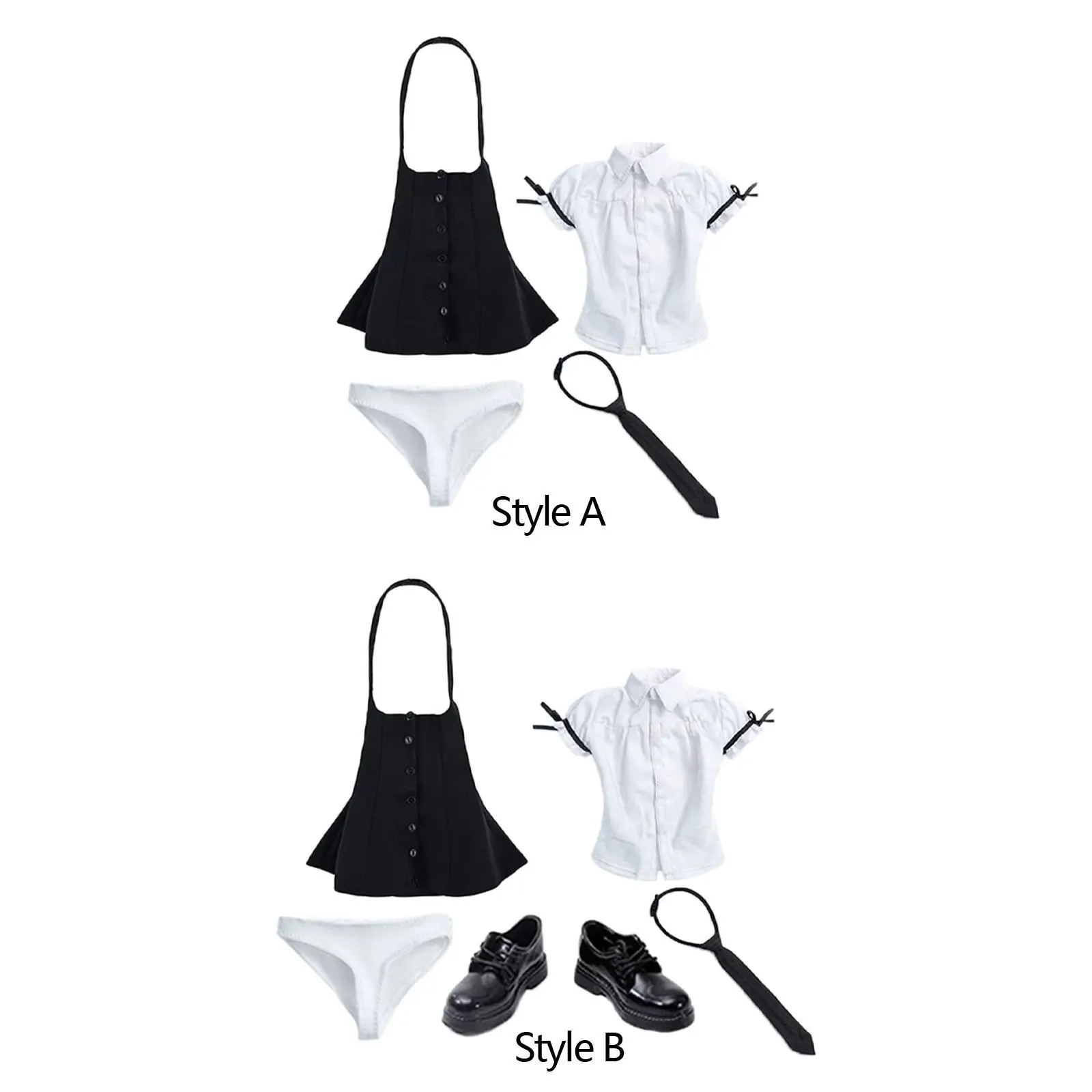 

1/6 Female Doll Clothes Set School Girl Suit,Full JK Suit,Collectible Action Figures Clothes for 12'' Action Figures Clothes