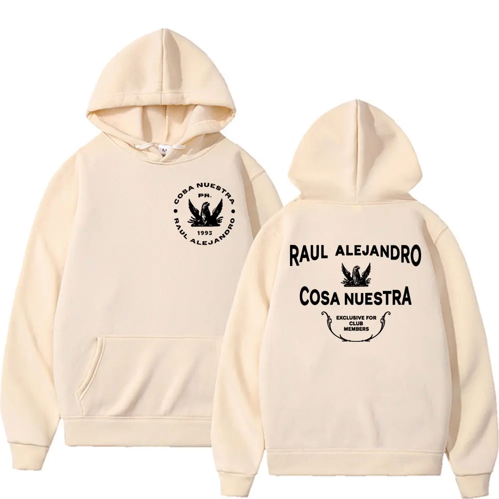 Rauw Alejandro كوسا Nuestra جولة حول العالم مطبوعة بلوزات الرجال النساء القوطية خمر Harajuku شارع العليا هوديي البلوفرات غير رسمية #5