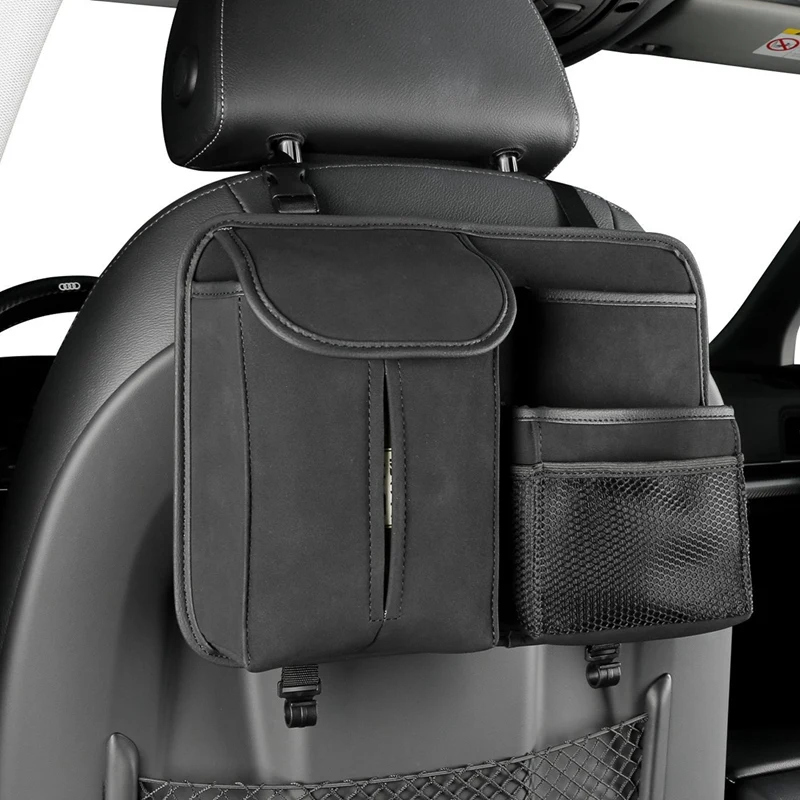 Car Seat Back Multi-Pocket Pack Bag Hanging Organizer Collector Storage Box Car Interior Accessories