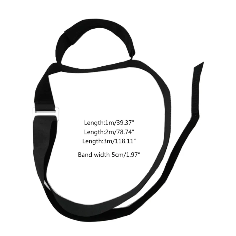 Heavy Object Binding Belt Black Carry Rope Furniture Moving Belt Lifting and Moving Straps Easier Conveying