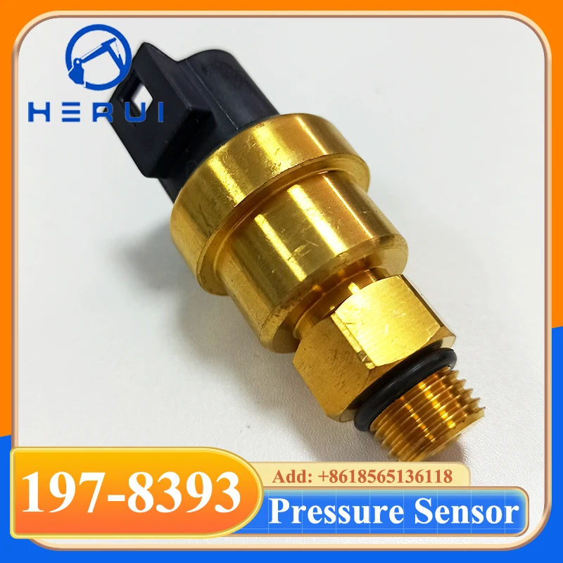 Construction Machinery Parts Pressure Sensor Switch 161-1703 1611703 1978393 197-8393 for Excavator E320B E325D E328D E330C