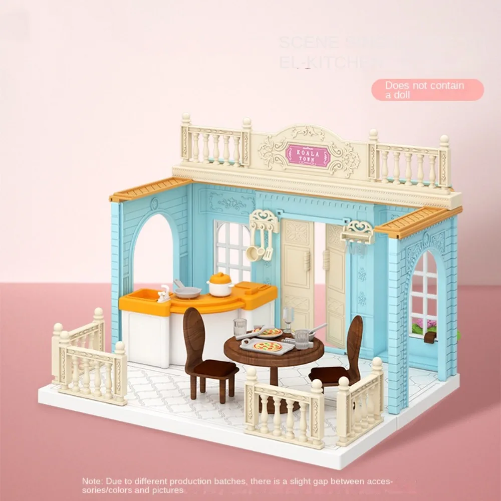 Scene Model Dollhouse Furniture Miniature Toy Bathroom Bedroom Miniature Items Dollhouse Accessories Fruit Store Florist