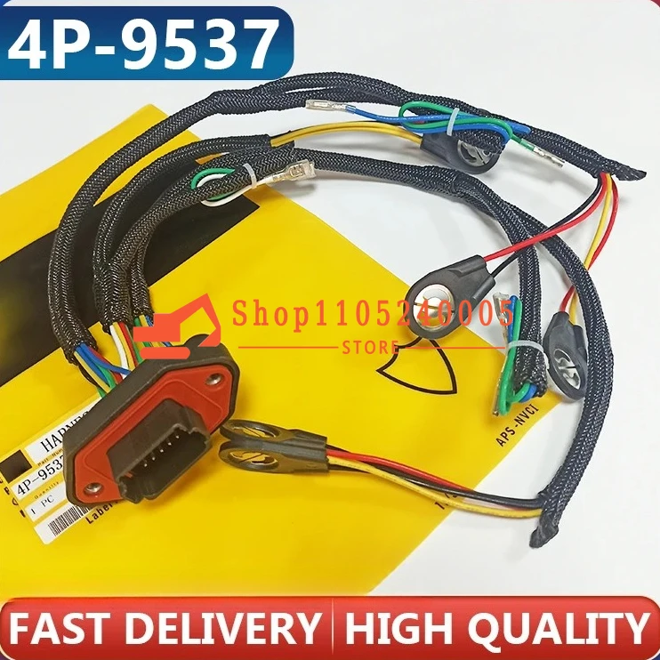 4P9537 Fuel Injector Wiring Harness 4P-9537 For Engine 3176B 3176C 3196 Excavator345B E345B 365B Wire Harness