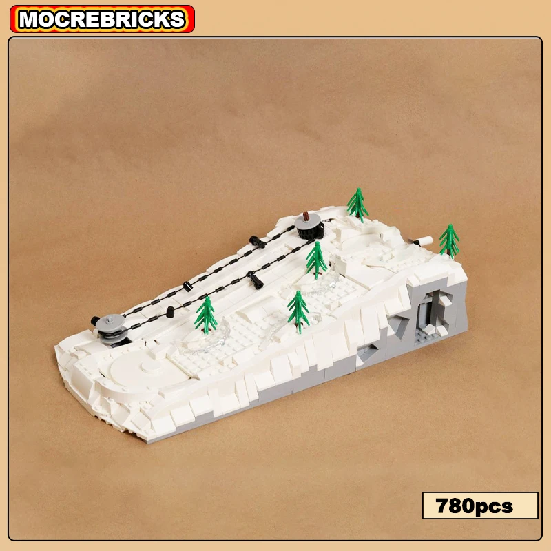 

MOC-164837 Winter Ski Resort Scene Module Building Block Model Technology Brick Toy Children's Christmas Gifts