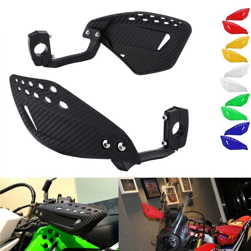 

1 Pair Motorcycle Hand Guard Handle Protector Shield Brake Lever Windshield Handguards 7/8" 22mm Universal