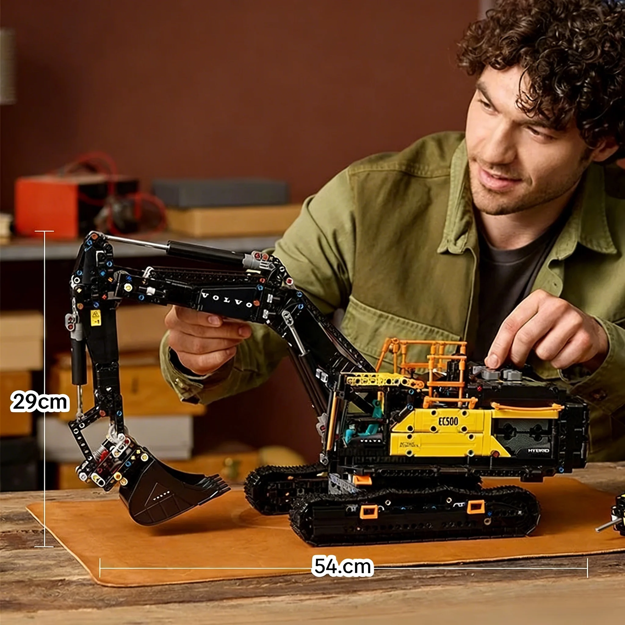 

2359PCS excavator model building block transport engineering vehicle model 42215 building block toys children's Christmas gifts