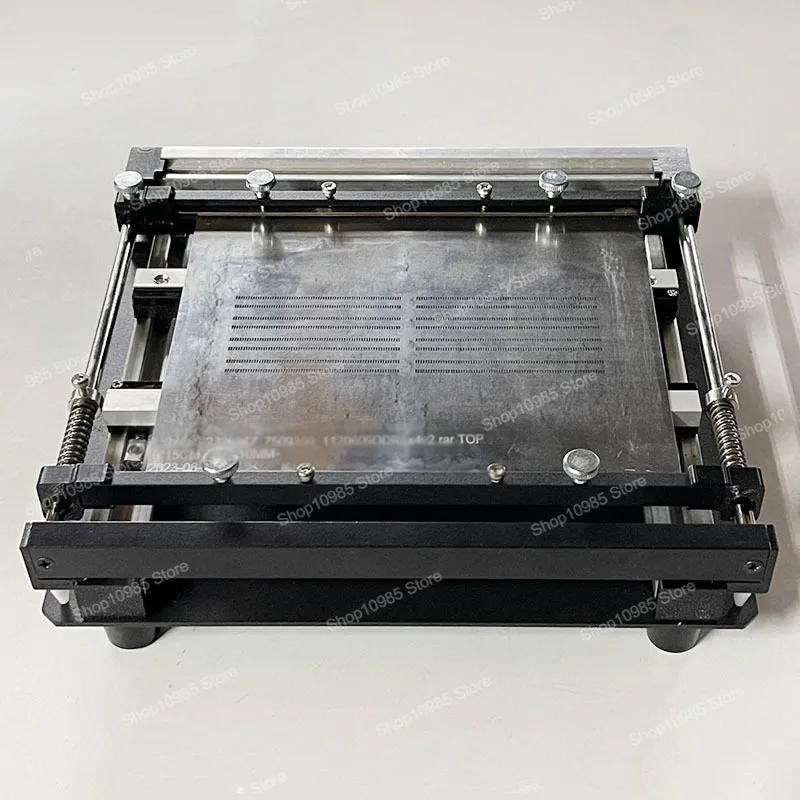 PCB Steel Mesh Solder Paste Printing Table Steel Sheet SMT Solder Paste Printing Manual Small Micro Screen Printing Machine view 5