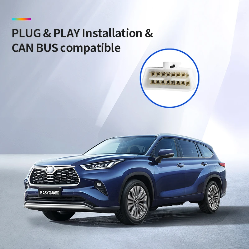 EASYGUARD CAN BUS PKE remote starter for Crown, RAV4, Highlander, Camry, Corlla, Landcruiser, Prodo, Levin, Sienna, Wildlander
