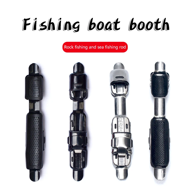 1pcs Sea Rod Raft Rod Hand Rod Rock Rod Fishing Wheel Stainless Steel Clamp Wheel Seat Fishing Rod Fishing Wheel Accessories