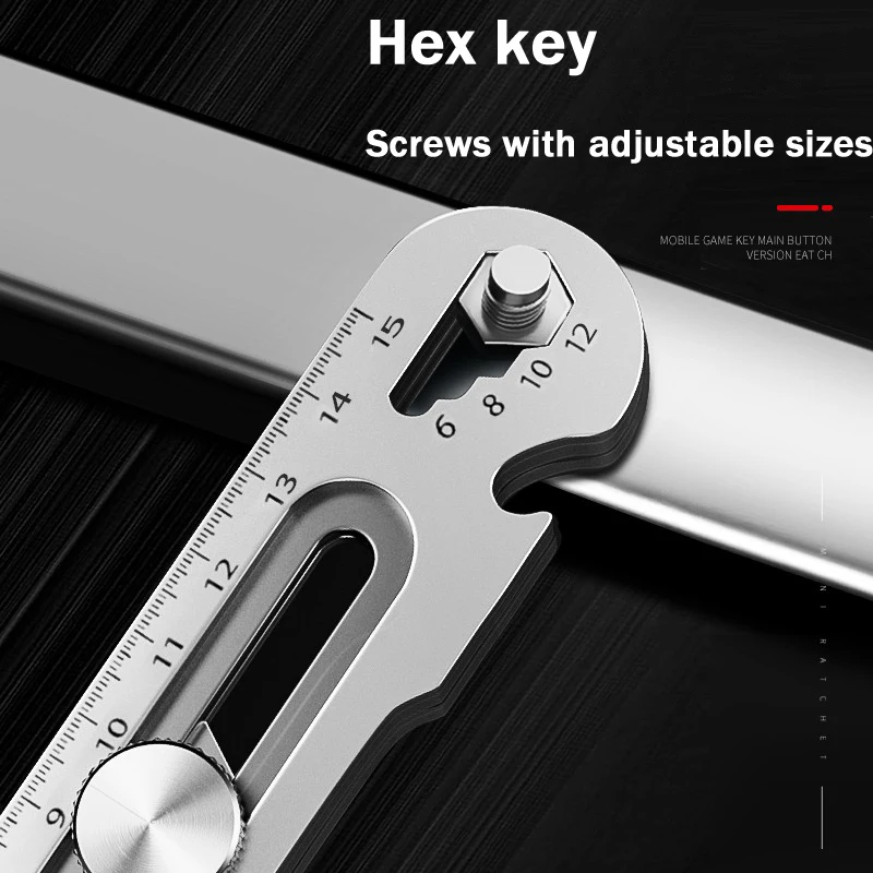 6In1 Multi-Function Stainless Steel Utility Knife 25MM Large Professional Retractable Box Cutter Premium couteau For Home Office