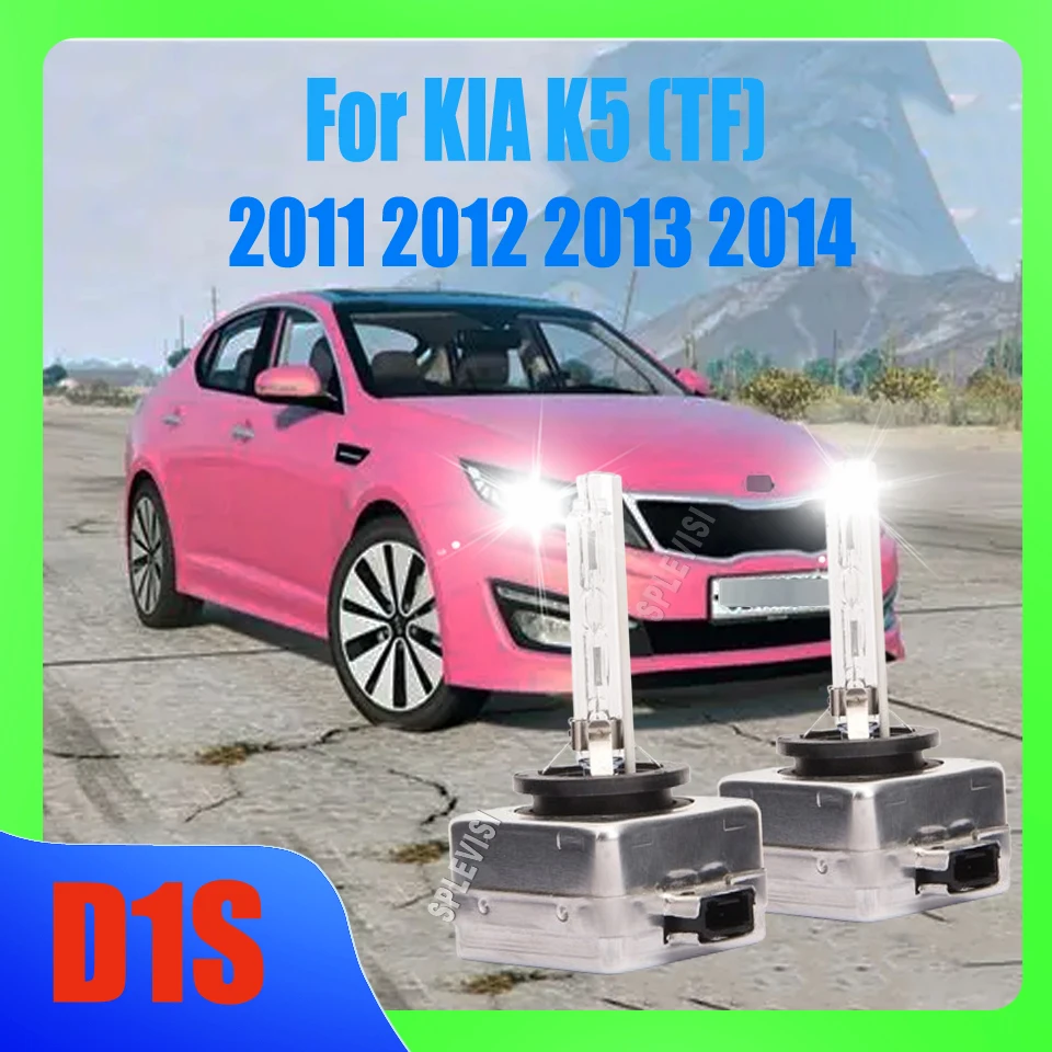 D1S 35W Xenon Headlight Bulb Upgraded bulbs will give your factory HID a nicer color output For KIA K5 (TF) 2011 2012 2013 2014