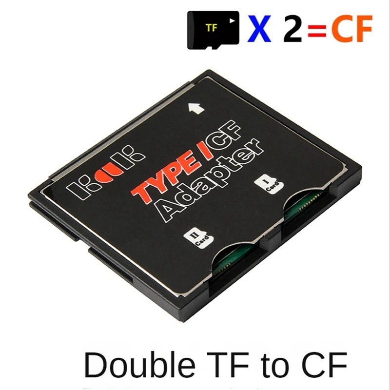 Geheugenkaartadapter SDHC SDXC TF naar CF-kaartadapter voor camera Type I-kaartconverter