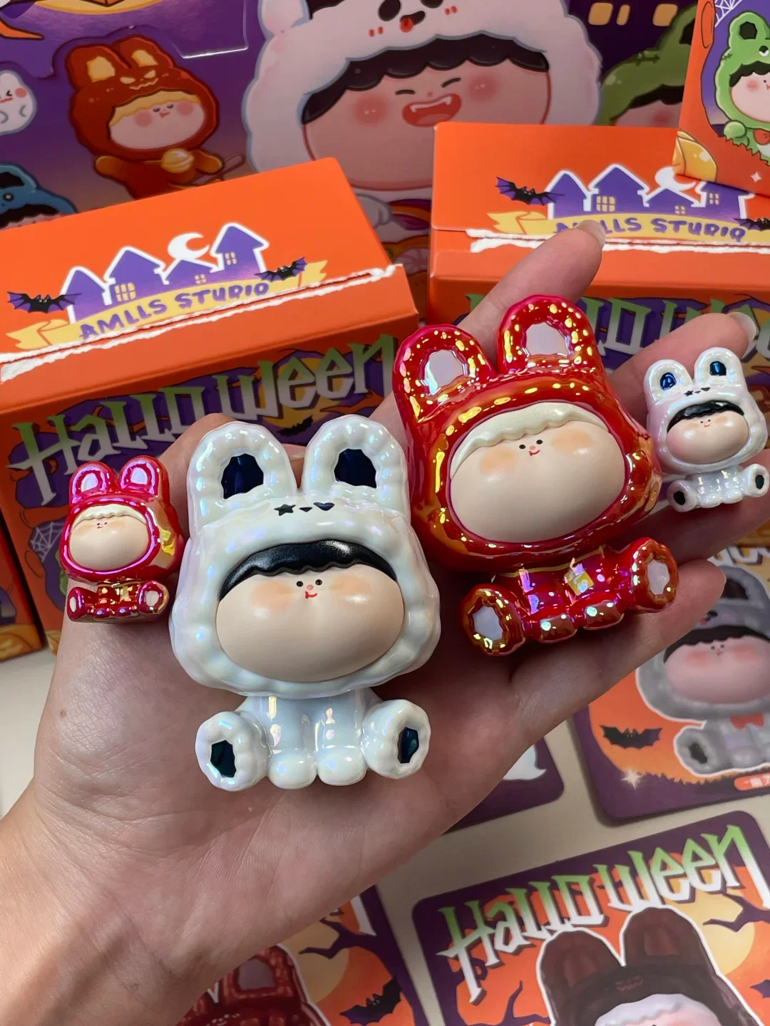 

Новинка на складе, аутентичные серия Amaryllis на Хэллоуин и Рождество, глухие коробки, креативные подарки, модные игрушки, фигурки, украшения