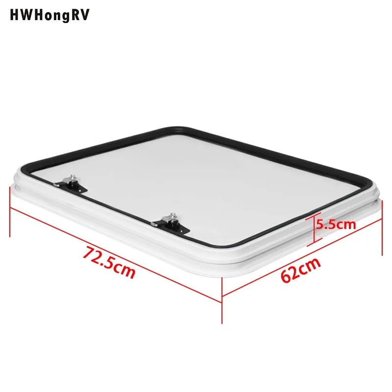 Hwhongrv  RV Baggage Door | Rounded Corners | Camper | Compartment Door