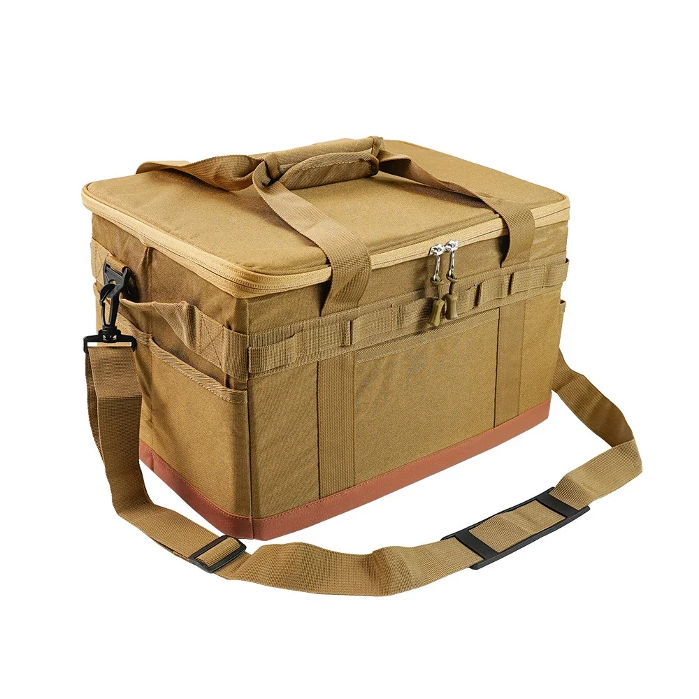 Large Capacity Storage Gear Case Box Foldable Travel Organizer Carry Bag Outdoor Collapsible Camping Tool Storage Bag