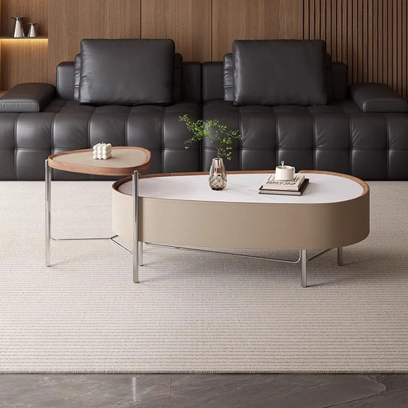

Trendy Nordic Coffee Table Modern Minimalist Luxury Glamour Coffee Table Living Room Unique Meubles De Maison Salon Furniture