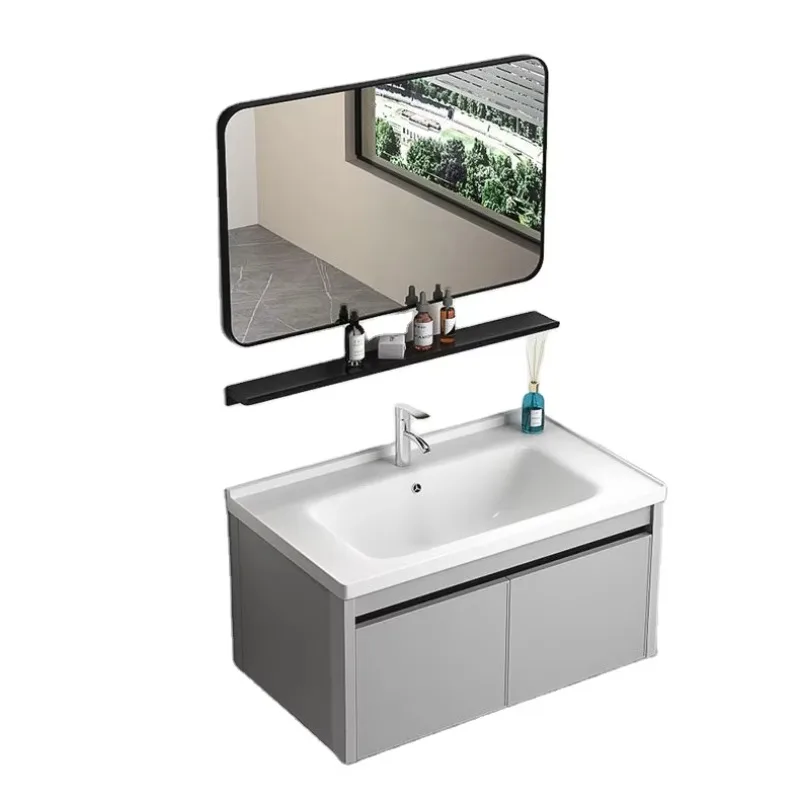 

Slate space aluminum bathroom cabinet combination bathroom sink bathroom vanity cabinet with sink