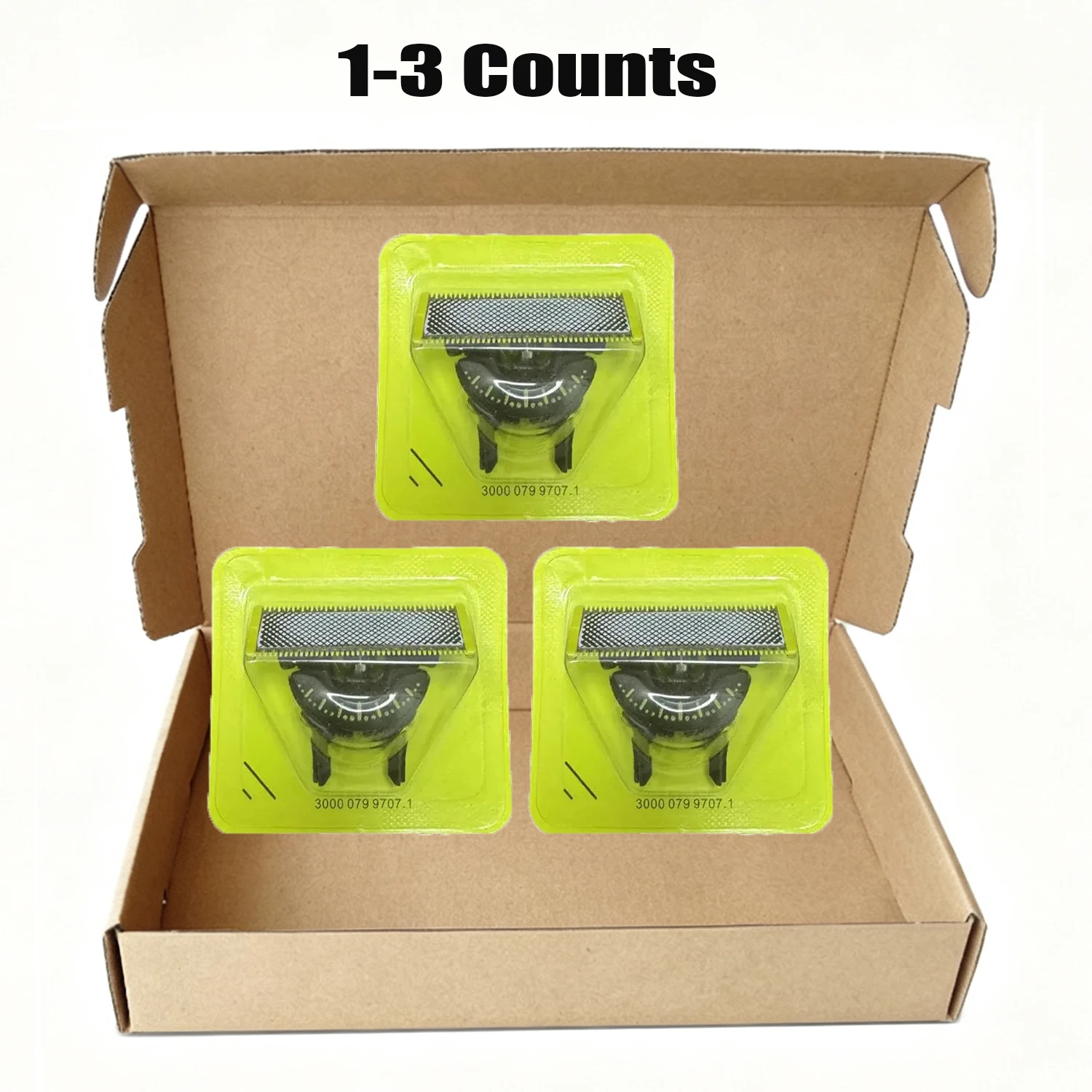 Men'S Accessories Essentials - 1-3 COUNTS 360 Blade Replacement Head
