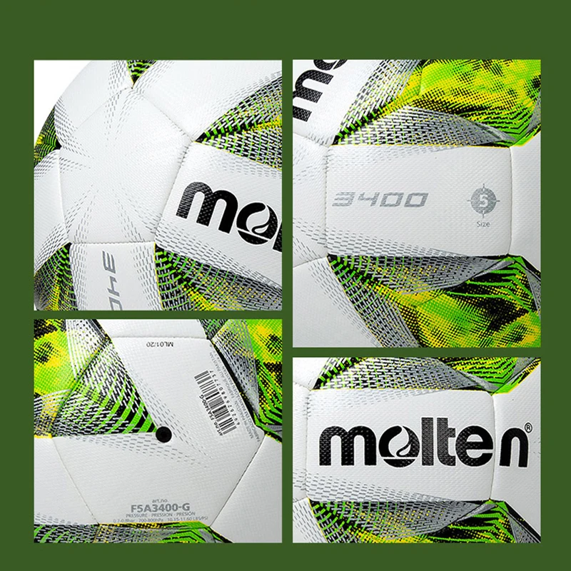 Molten Original Soccer Balls Standard Size 5 Soft PU Material High Quality Outdoor Football Training Match League futbol topu