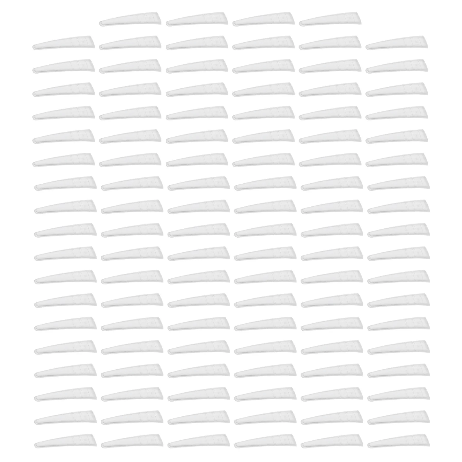 

100Pcs Silicone Nipper Cover Bend Clip Protector for Manicure Pedicure Tools Non-Slip Tweezer Tip Sleeve Nail Nipper Protective