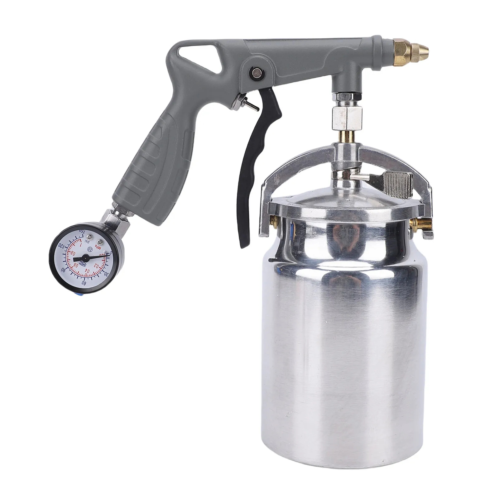 

Undercoating Spray Gun Kit 600ml Rust Prevention Spray Gun Chassis Coating Tool with Pressure Gauge Quick Release Tank Anti Rust