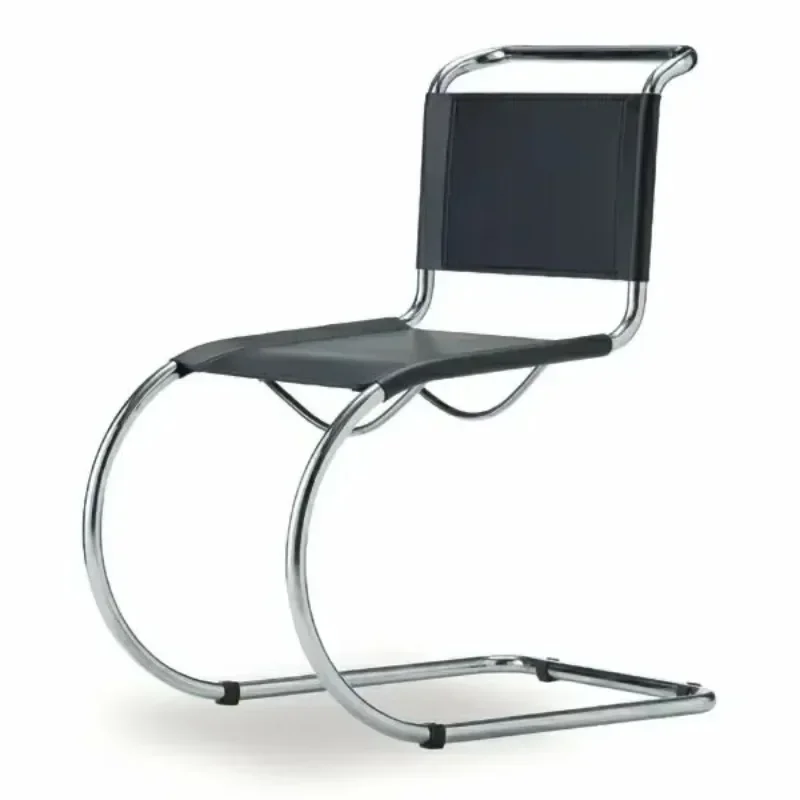 

Minimalist Nordic Stainless Steel Dining Chair Without Armrest Modern and Simple Antique Furniture Sofa Back Bedroom Home