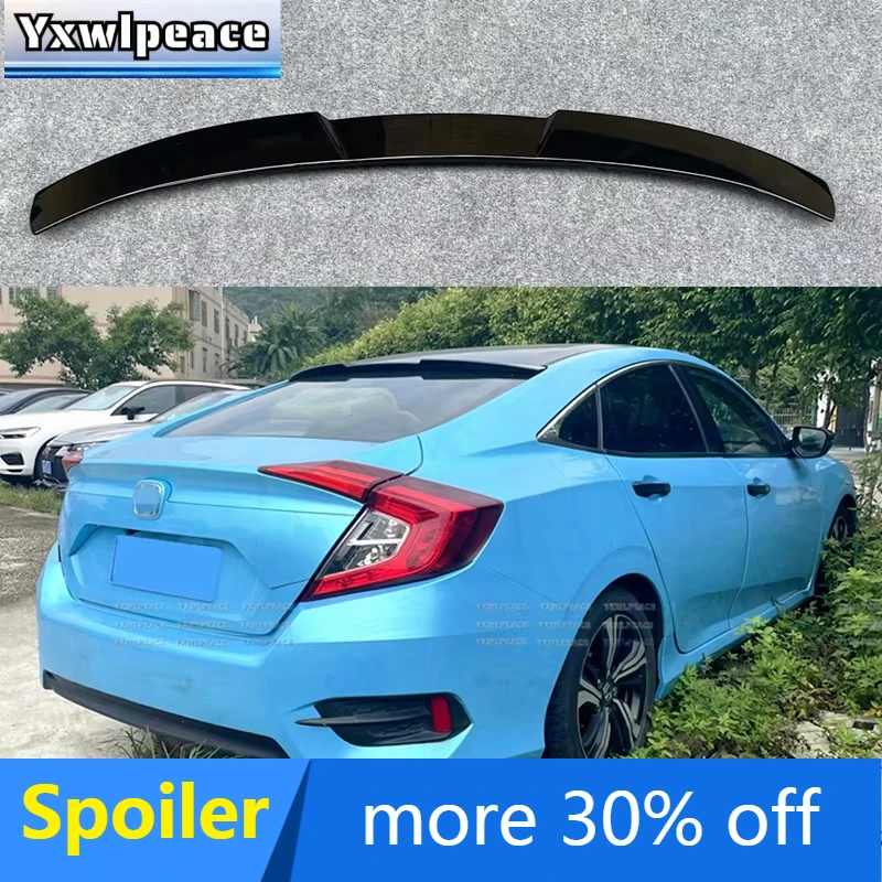 

Rear Window Roof Spoiler Wing For Honda Civic 10th Gen 2016 2017 2018 2020 Trunk Boot Lid Cover Body Kit Car Accessories