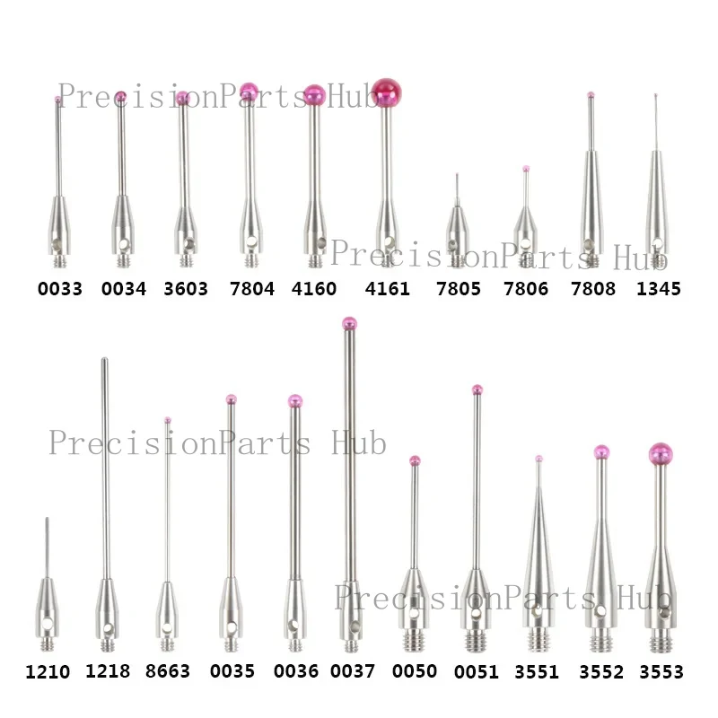 M2M3 Renishaw Three Coordinate Stylus Three-dimensional Stylus Ruby Stylus 0.5/1.0/1.5/2.0/3.0