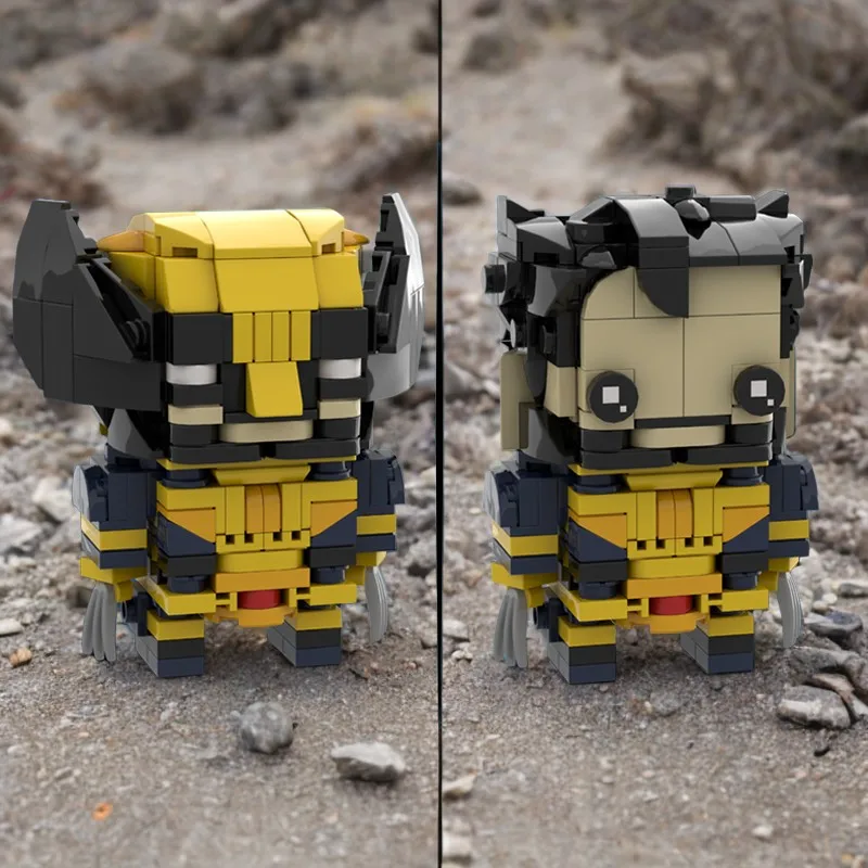 

496-Piece MOC Wolverineed Brickheadz – Super Heroe Character Building Blocks – Education Model Building Blocks – DIY Toys Gift