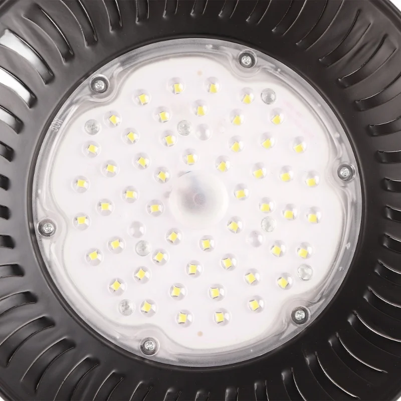 مصباح متجر LED High Bay Light 14000LM مناسب لورشة عمل المستودعات مصنع المرآب الحظيرة 50 وات