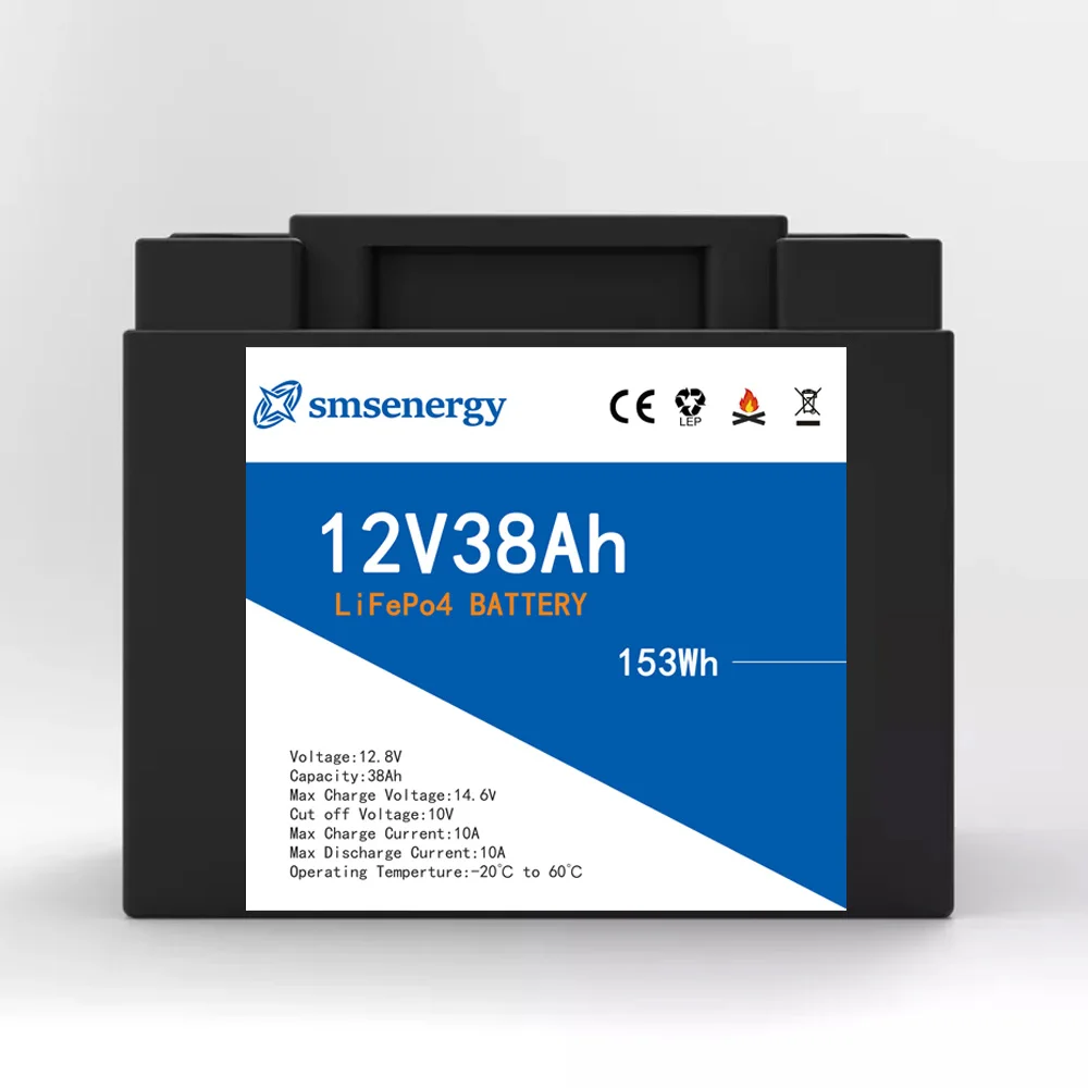 Baterías de iones de litio de grado A con BMS lifepo4, almacenamiento de energía, 12V, 38Ah, 50Ah, 72Ah, 100Ah, 120AH, 150Ah, 200Ah