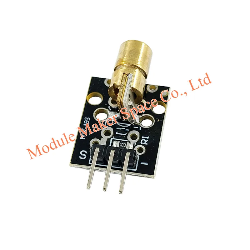 

KY-008 650nm Laser sensor Module 6mm 5V 5mW Red Laser Dot Diode Copper Head for