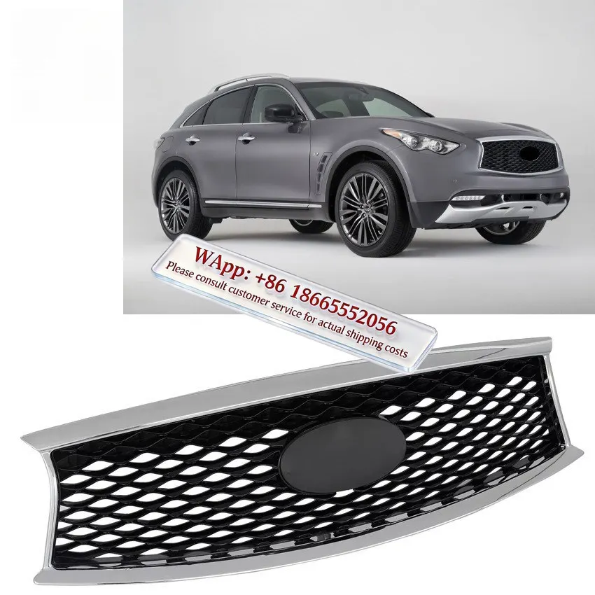 Suitable for 2014-2019 QX70 front upper radiator grille 620706WP1A front bumper middle net