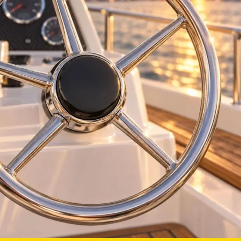 SZCH Marine Steering Wheel Center Cap for Worn Hub Cover Replacement