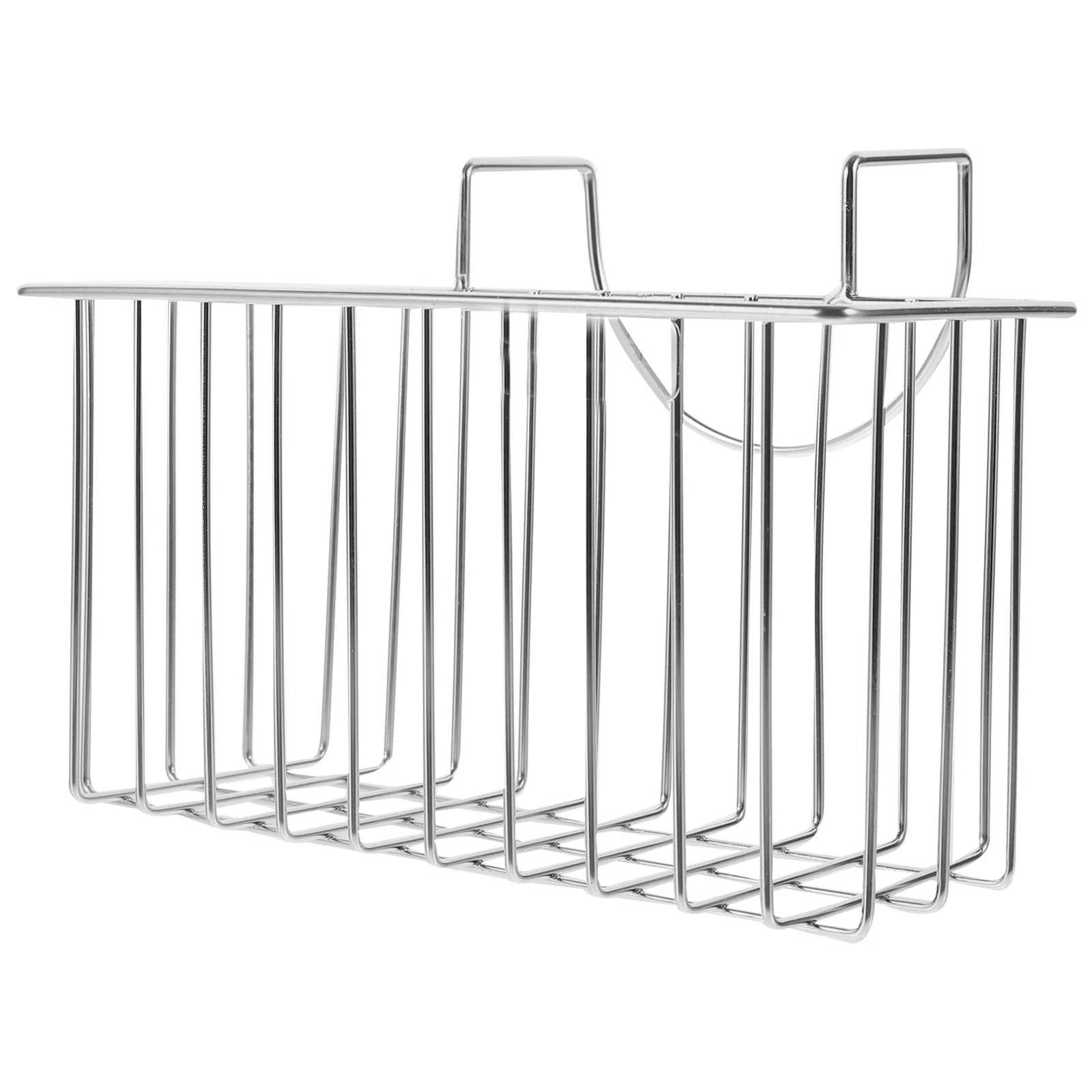 

Stainless Steel Sink Drain Basket Smooth Edges Design Practical Functions Kitchen Sponge Holder Space Saving Draining Rack