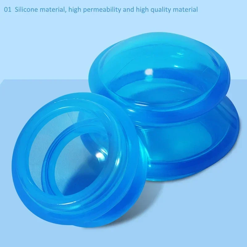 Silicone Suction Cup Massage Body Cups Vacuum Cupping Therapy Set Masajeador Ventosas Face Sucker Slimming Jars Anti-cellulite