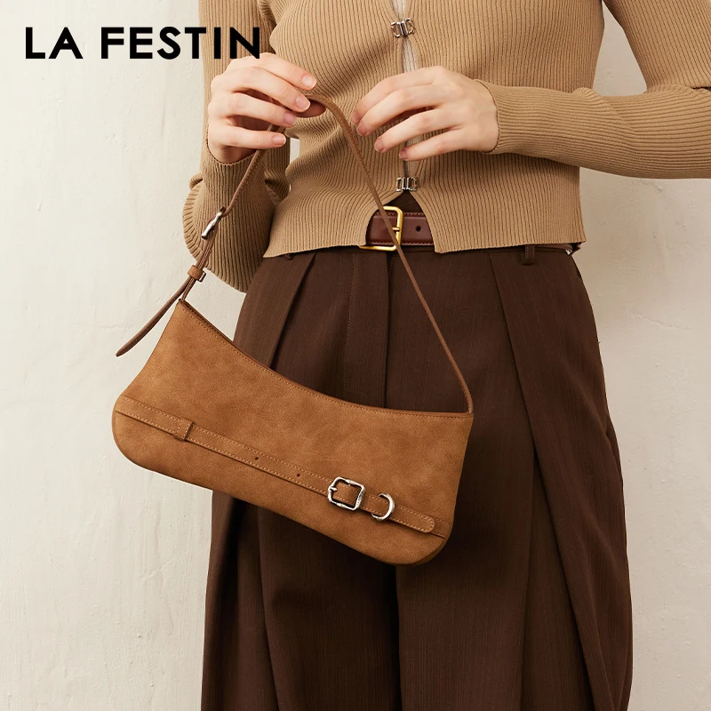 LA FESTIN Original Trend 2024 Bags New Women\'s bag Fashion Shoulder Cross body Bag Designer Handbags Large Capacity Female Bags