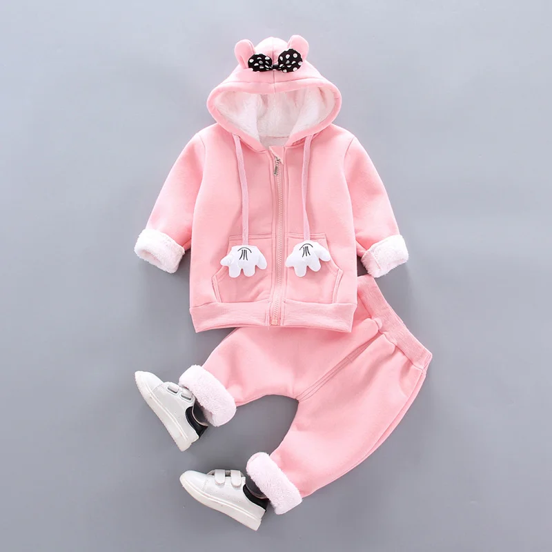 Toddler Boys Clothes 2023 Autumn Winter Kids Girls Clothes Hooded+Pant 2pcs Outfit Children Clothing Suit For Boys Clothing Sets