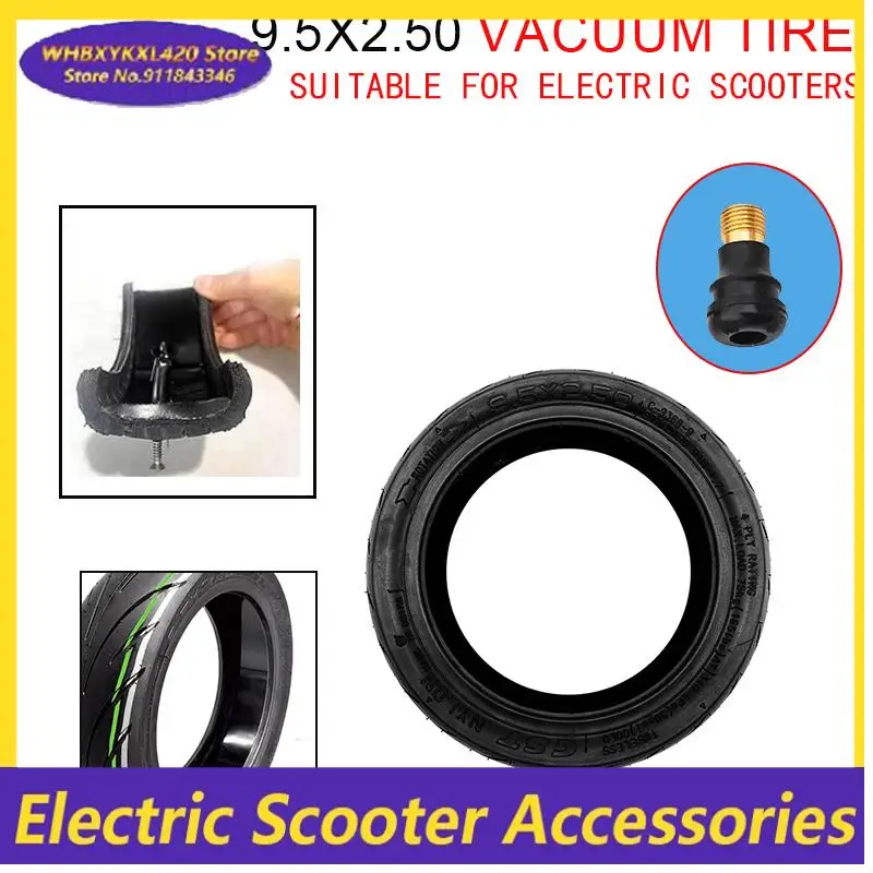 

For Electric Scooter Parts 9.5x2.5 CST with Jelly Glue Tubeless Tyre 9.5 Inch 9.5x2.50 Vacuum Tire Accessories